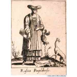 Campesina pamplonica hacia 1596